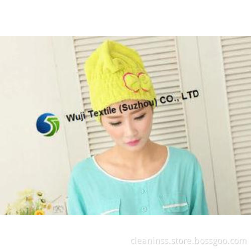 Ultra Gentle Microfiber Hair Turban with Bowknot Easy for W